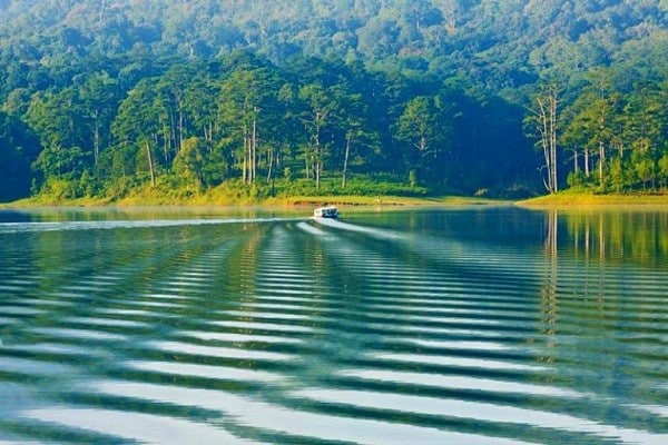 Hồ Tuyền Lâm vào buổi trưa